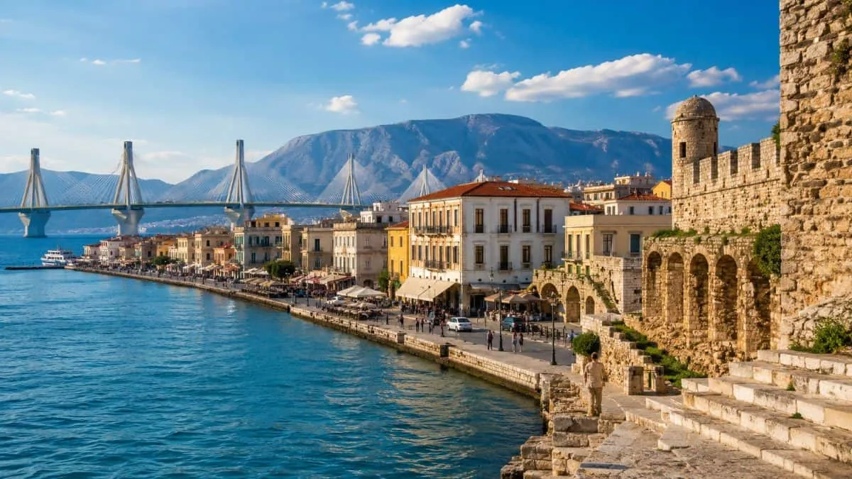 Stadt Patras, Golf von Patras und westgriechische Küste