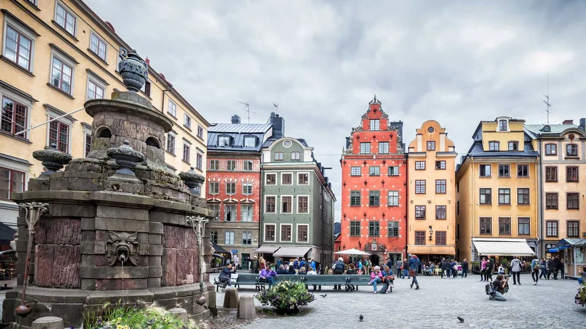 Stockholm Altstadt, Uferpromenade und Inseln in Schweden