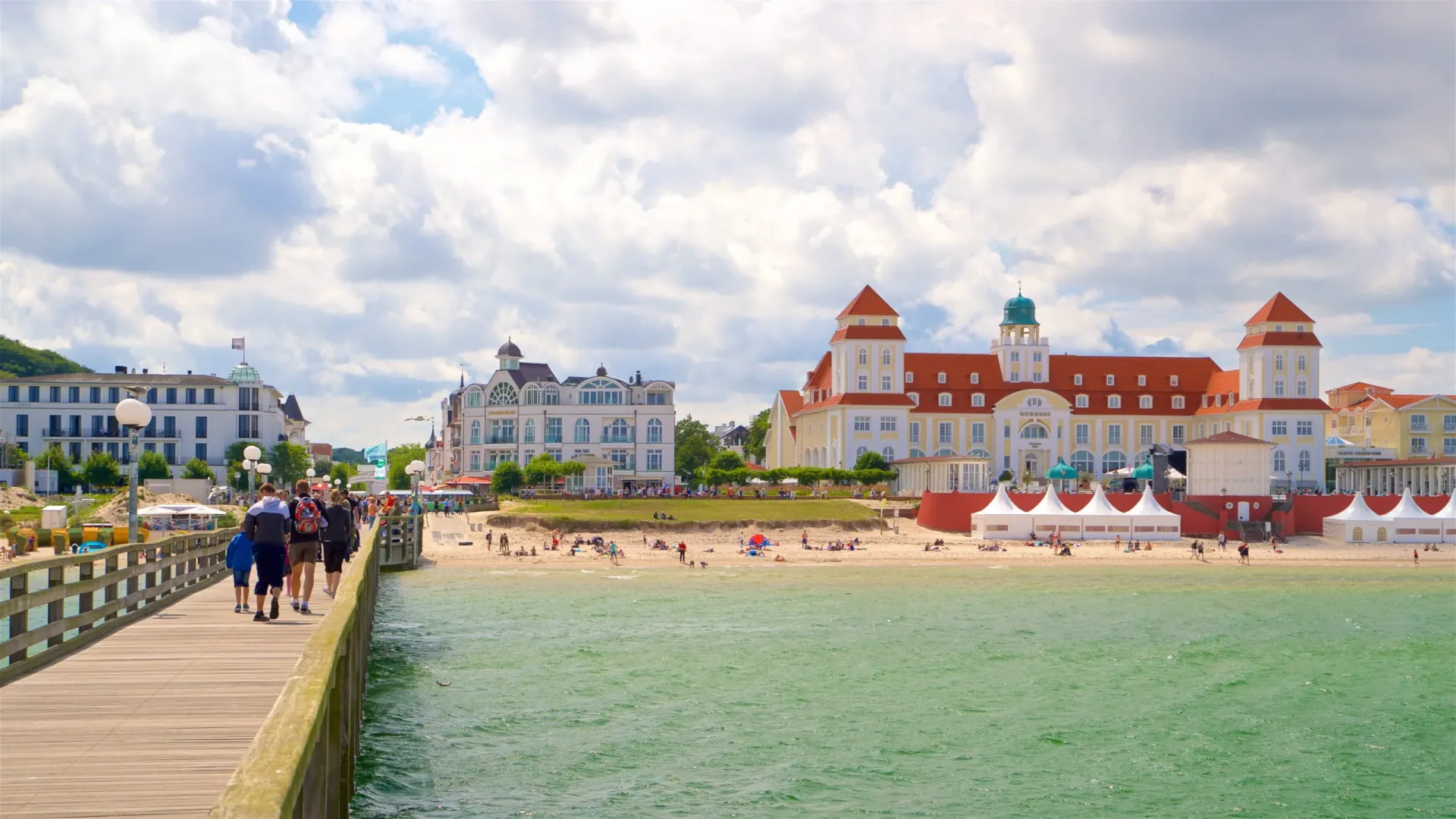 Swinemünde Strand, Leuchtturm und Ostseeküste in Polen