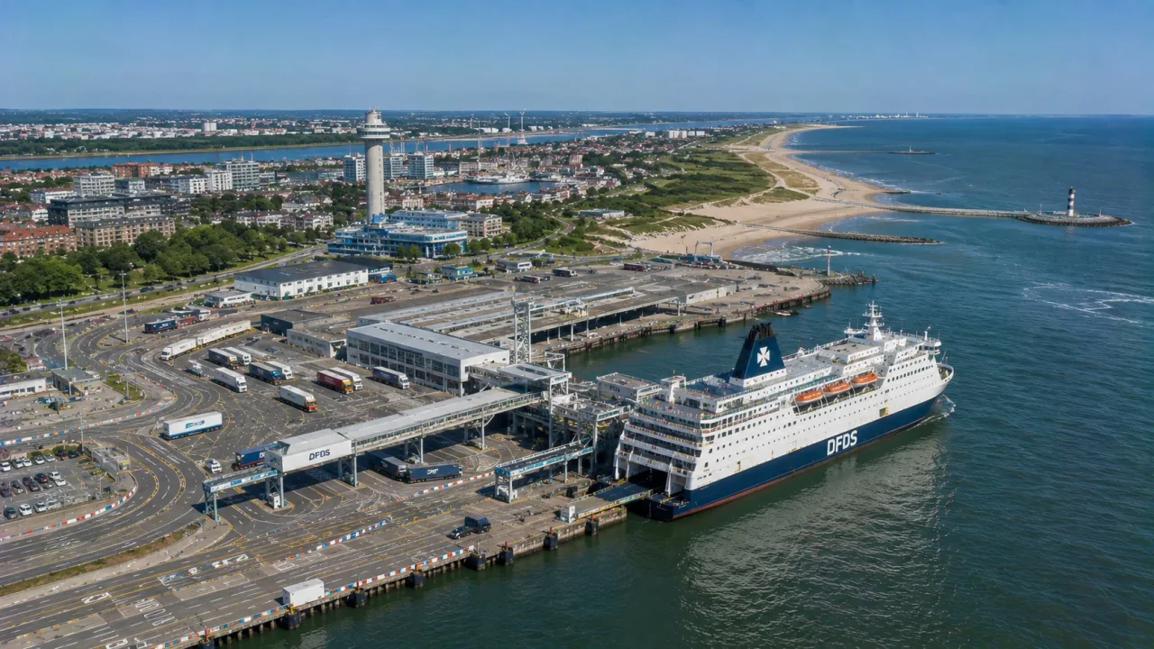 Stena Line Passagierfährterminal in Hoek van Holland in den Niederlanden