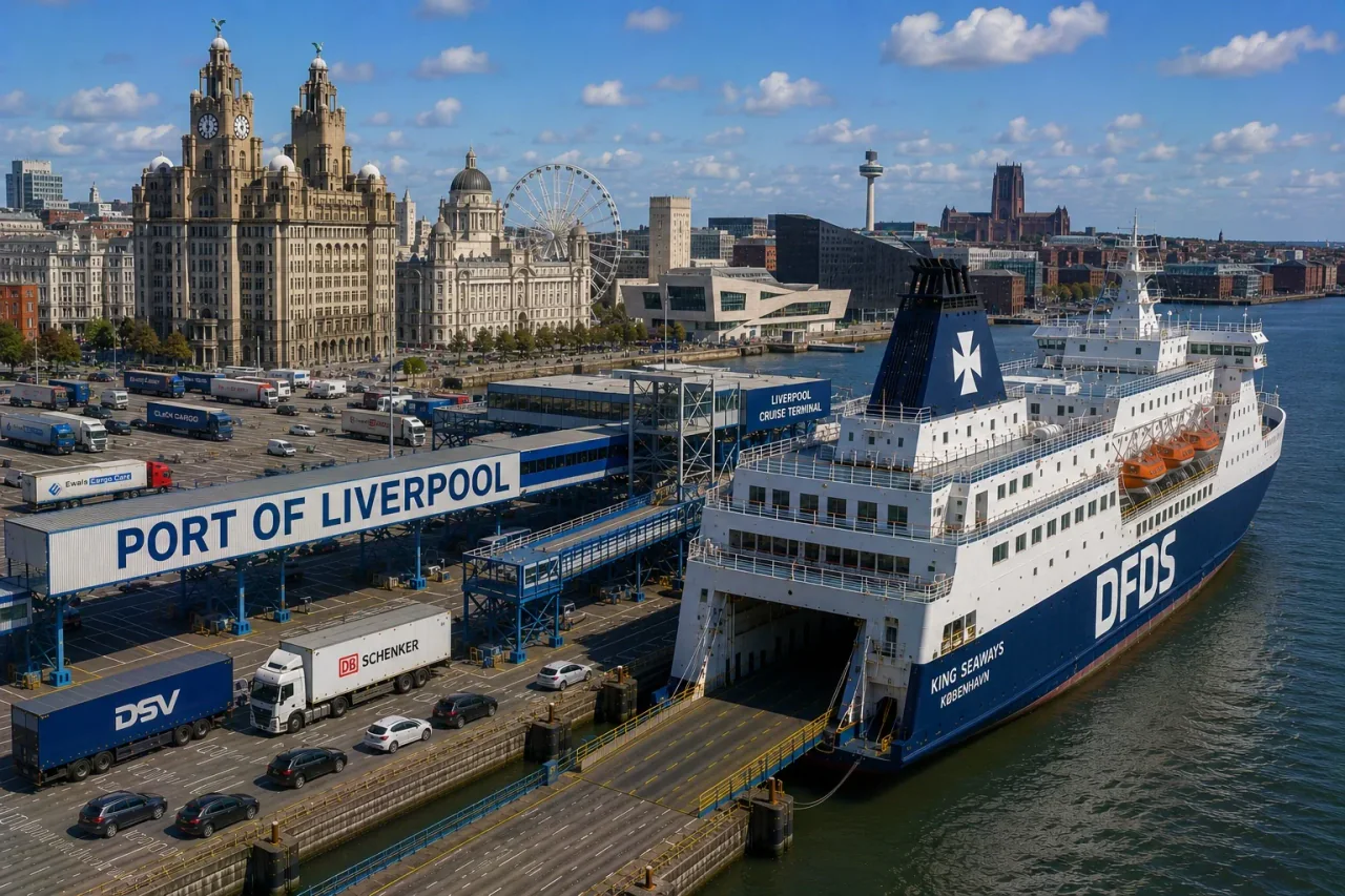 Fährhafen Liverpool
