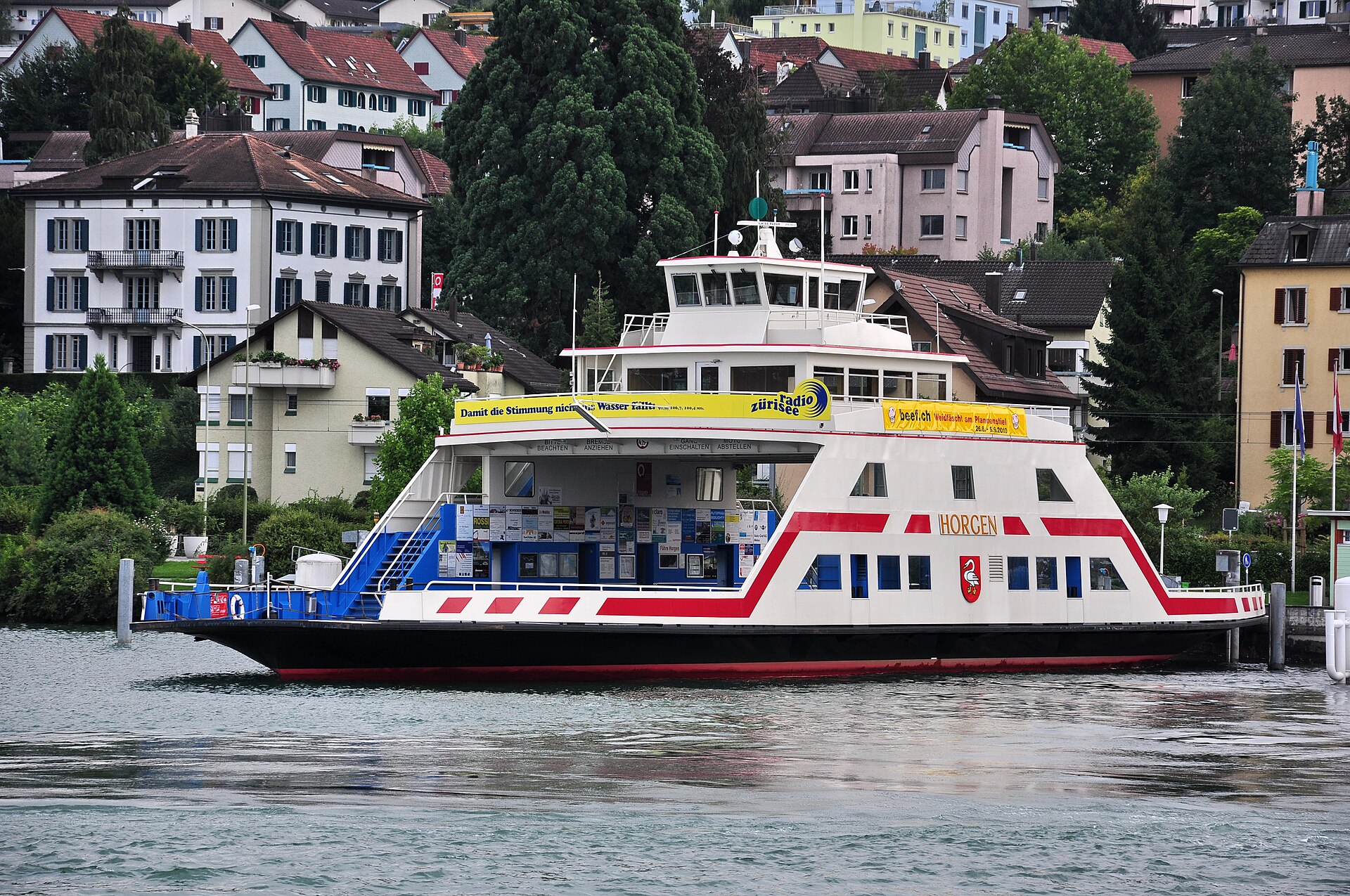 Autofähre Horgen auf dem Zürichsee